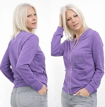 p. s prsluci: Ženska dukserica/jaknica u boji lavande. - Model: zatvarač po — 2