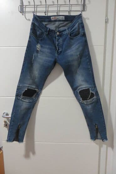 pantalone sa resama: PUBLIC zenske farke bez mana greske, extra moderne kvalitetne, kao — 1