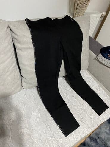 stefano obuca pirot: Crne ženske helanke/uskе pantalone Chicorée brenda. Model visokog — 2