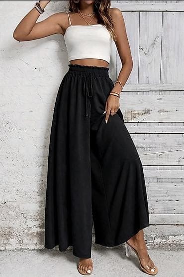 nike tech fleece pantalone: Ženske široke pantalone sa visokim strukom - Kroj: veoma široke — 9