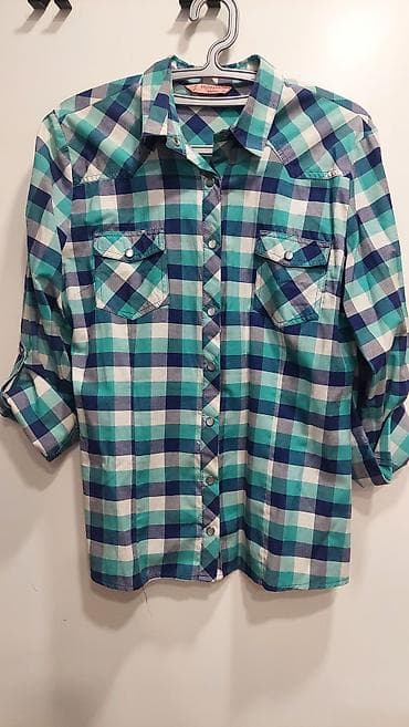 Ženska karirana košulja – MODALINDA Fashion, veličina 42. - Kroj