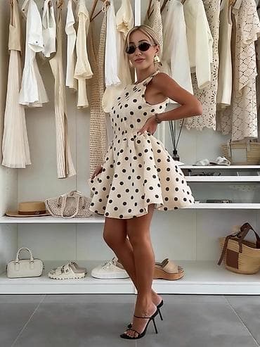 haljina mini maus: 🔥Kratka haljina na tufne🔥 - Model: A‑kroj mini haljina sa kružnom — 1