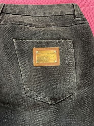 push up pantalone: Crne farmerke marke Dolce & Gabbana. Izrađene su od 100% pamuka i — 4