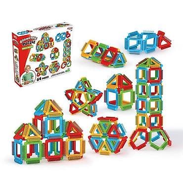 crvena zvezda šal: 3D Geometrijske Puzzle 038958 – edukativne puzzle za decu od 3+ godina — 1