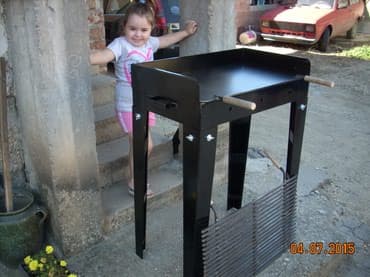 stojeci rostilj: Roštilj na ugalj, Novo — 7