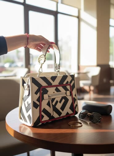 Elegantna torbica, Materijal: Koža