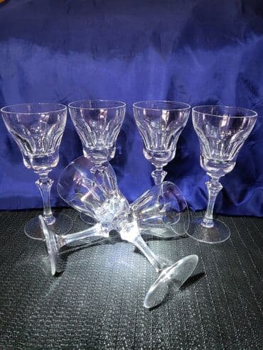 swarovski case za vino cena: Case nove kristal duvano staklo za vino,nemacke 70te. Case — 3
