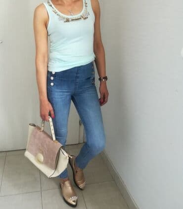 Farmerice divan model i kvalitet uvoz Turska br S-M na lalafo.rs Farmerice divan model i kvalitet uvoz Turska br S-M