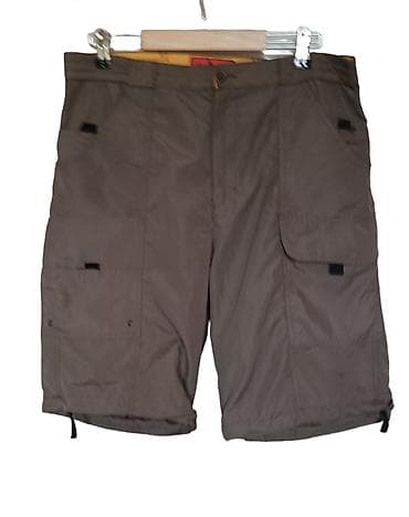 Jackets: Muške cargo šorts bermude – maslinasto/sivo - Kroj: cargo bermude do — 3