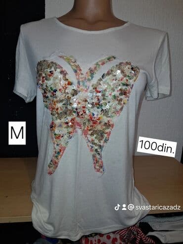 Women's Clothing: Ženske bluze/majice – više modela - Crna majica sa srebrnim — 9