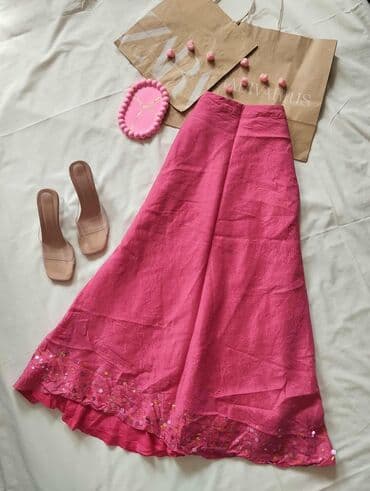 Suknje: S (EU 36), Midi, bоја - Roze — 5