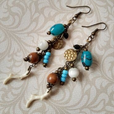 nakit swarovski: Dva para bilo kojih minđuša Češko staklo, poludragi kamen Potpuno — 1