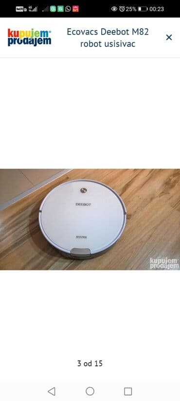 usisivac i parocistac 2 u 1: Ecovacs Deebot M82 robot usisivac Informacije Slanje Brzom postom — 3