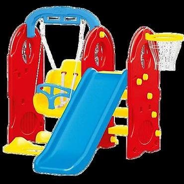 Stoves and fireplaces: TOBOGAN SA LJULJAŠKOM SET – 030238 • RASPRODAJA Set za dvorište — 1