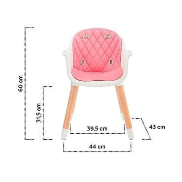 konstrukcija za kontejner: Kinderkraft stolica za hranjenje 2u1 SIENNA Pink – KKKSIENPNK Opis: - — 2