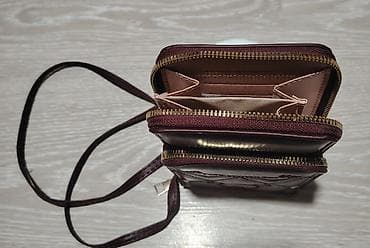 Men's Footwear: Mini crossbody torbica za mobilni “Forever Young” – bordo - Kompaktna — 3