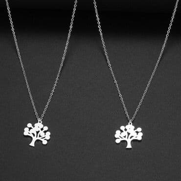 elegantne poslovne haljine: Pendant necklace, Material: Stainless steel — 3