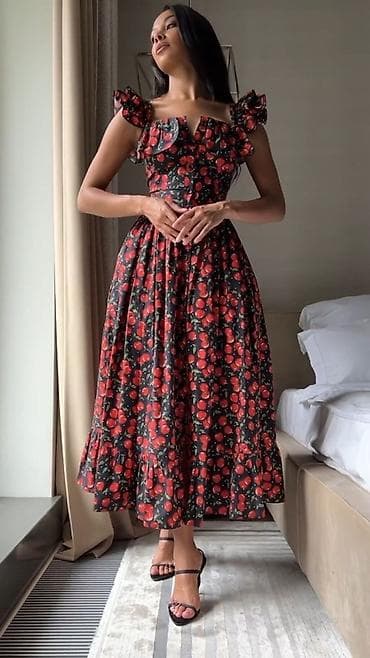 prologic odelo: ❤️Haljina na trešnje – midi dužina, romantičan kroj
✅2900 din — 1