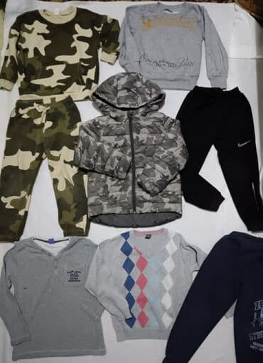 majice dugih rukava za devojcice: Odličan paket za dečaka uz Benetton jaknu 4 god Nova jakna orig — 4