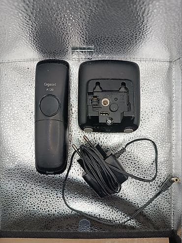 Aparati za oblikovanje kose: Siemens Gigaset A120 bezicni fiksni telefon crne boje, perfektno — 3