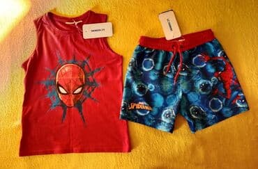 sal i kapa komplet za devojcice: Lc Waikiki, Set: T-shirt, Shorts, 116-122 — 1