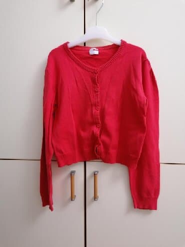 Women's Clothing: Rozi kratki dzemper na raskopcavanje, vel 146-152, za 11-12 god — 1