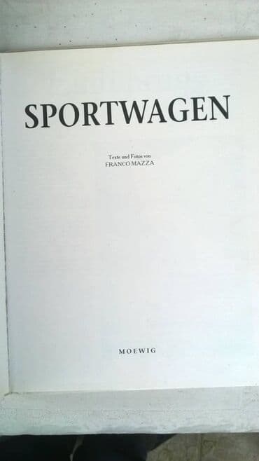 rubi serija sa prevodom na srpski: Knjiga: Sportwagen (Sportski automobili) A4 format, 77 str. nem — 2