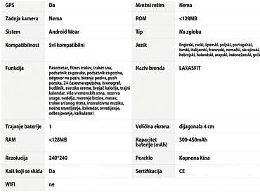usb c kabl magnetni: Na prodaju potpuno nov, neotpakovan pametni sat Q11 (Laxasfit) u — 8