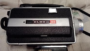 polovni televizori krusevac: Vintage ELMO Super 8mm filmska kamera (Japan), Potpuno ispravna - — 7