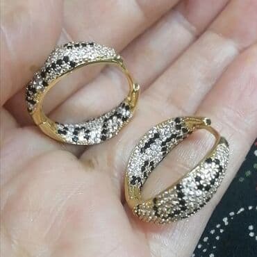 zimske jakne c a: Hoop earrings, Material: Stainless steel — 1