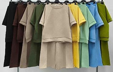 Lične stvari: 💫Topkomplet – široke pantalone i oversize majica kratkih rukava ✅3200 — 10