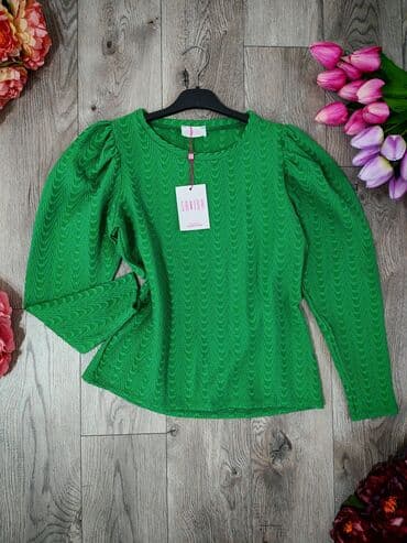 Bluze: M (EU 38), bоја - Zelena