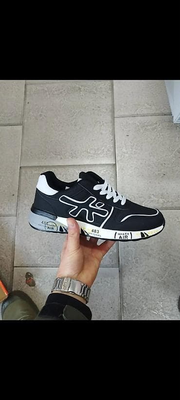 beli tek flis: Muške patike – višebojni casual/sportski model - Dizajn: niske patike — 2