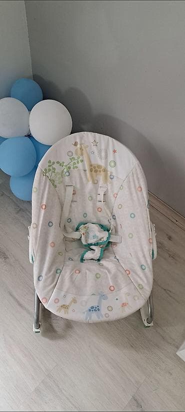 Baby bouncer/ležaljka za bebe - Mekano sedište sa navlakom u nežnim — 1