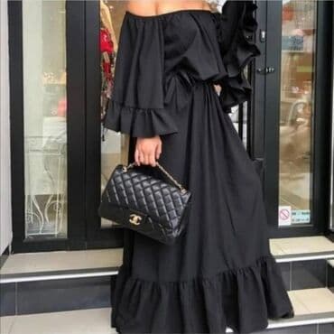 h m haljine za devojcice: S (EU 36), color - Black, Other sleeves — 2
