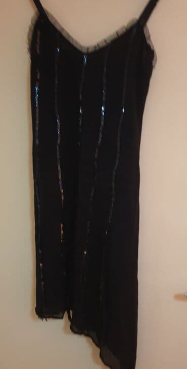 exit haljine: Sisley S (EU 36), color - Black, Cocktail, With the straps — 3