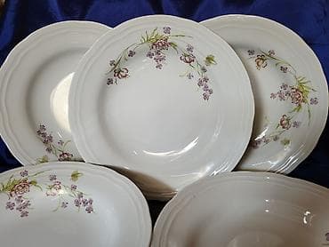 Tanjiri Boris Kidric porcelan Jugoslavija iz 70ih.godina. Tanjiri — 4