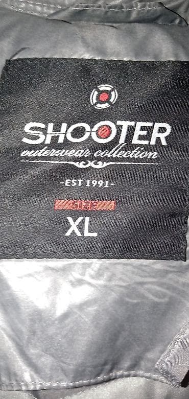 krzno za kaput: Zimska jakna SHOOTER – veličina XL - Duža, topla puffer jakna u sivoj — 2