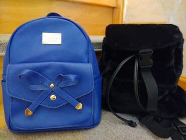 new yorker majice: Ženski rančići novo. Plavi 25 x 20 x 10 cm ima džepiće unutra jedan sa — 2