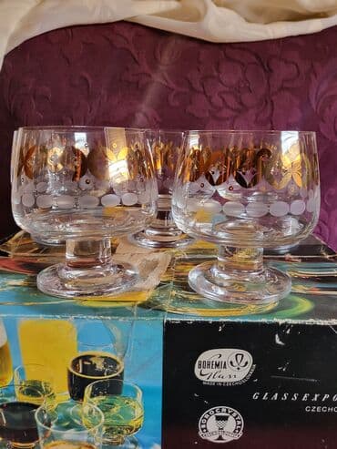 kristalne case novi sad: Case nove kristal,Bohemija,za zestoko pice iz 50,60ih. Case jako — 2
