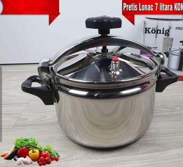 ekspres lonac delimano: Ekspres lonac 7 lit. Koning Cena 4600dinara+Ptt 350 dinara. Visoko — 1