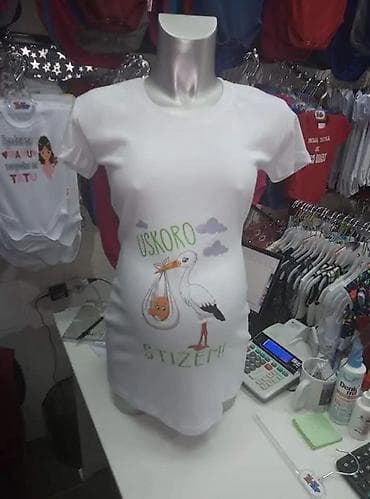 mango majice: Majčinske majice sa štampom – udobne bele pamučne majice sa duhovitim — 8