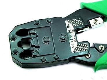 UTP ili Krimp klešta Krimp klešta sa tri slota: 4p, 6p, 8p. Dodatak za