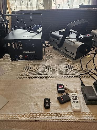 mini masina za sudove: Komplet za scensku atmosferu – mašine i tečnosti za sneg, dim i — 7