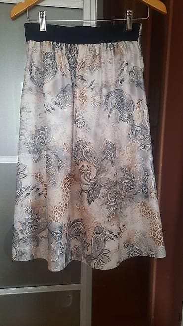 suknja sa tilom: M, Maksi, bоја - Siva — 8