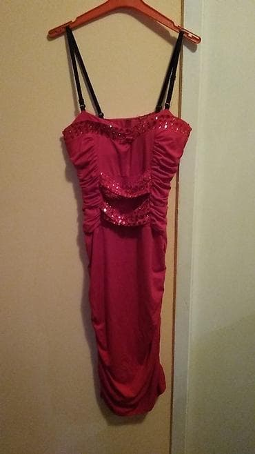 teddy bear jacket h m: Prelepa, duga haljina, uz telo je, do listova je — 2