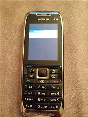 polovni telefoni beograd: Nokia E51 Telefon je kao nov,sve fabrički,baterija dobra,punjač,radi — 1