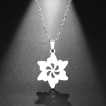 Privesci za nakit: Lancic - Cvet M4 - 316L Predivna ogrlica koja nikada ne bledi i ne — 1