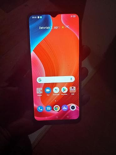 starinski fiksni telefoni: Realme C21 (RMX3201) - Ekran: 6.5" HD+ sa „waterdrop“ notch‑om - — 2