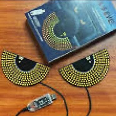 Auto delovi: LED nalepnice “Devil’s Eye” za automobil – USB - Dekorativne LED — 2